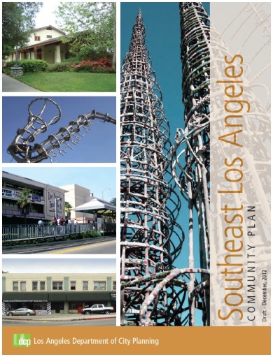 The cover of the Southeast LA Draft Community Plan, available at this link.