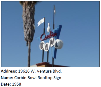 This Googie-style sign has outlived its bowling alley.